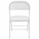 Стул складной  "Golf Plus CF-003 КОМФОРТ", белый каркас, кожзам белый, В КОРОБЕ, 533028. Фото товара с разных ракурсов.