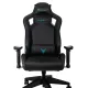 Кресло игровое Knight Outrid Smile черный эко.кожа крестов. пластик. Фото товара с разных ракурсов.