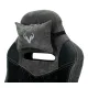 Кресло игровое геймерское Бюрократ VIKING 6 KNIGHT B FABRIC черный крестовина металл. Фото товара с разных ракурсов.
